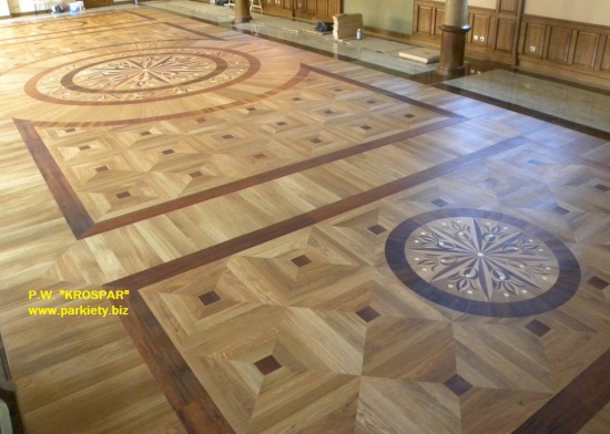 Parkiety - Podłogi drewniane - Parkiety pałacowe